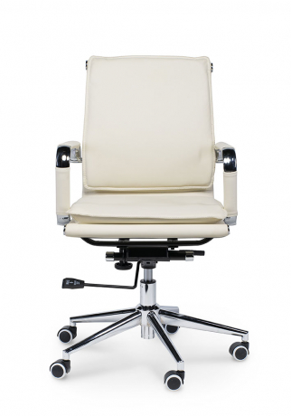 Кресло офисное Norden Харман LB слоновая кость экокожа