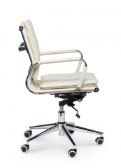 Кресло офисное Norden Харман LB слоновая кость экокожа