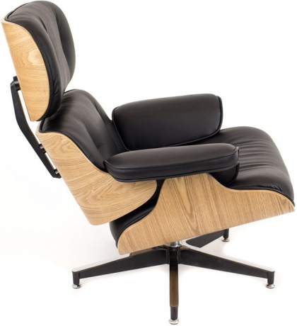 Кресло реклайнер Relax кожа черная