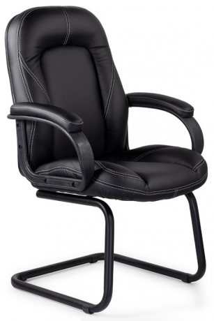 Конференц-кресло UTFC Аризона СН-400 Бюджет Н/п пластик-люкс 727 экокожа черный