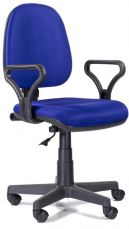 Компьютерное кресло UTFC Метро Самба пластик ткань синий