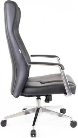 Офисное кресло руководителя Everprof Parlament кожа черная