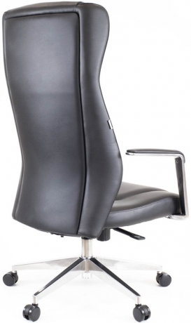 Офисное кресло руководителя Everprof Parlament кожа черная