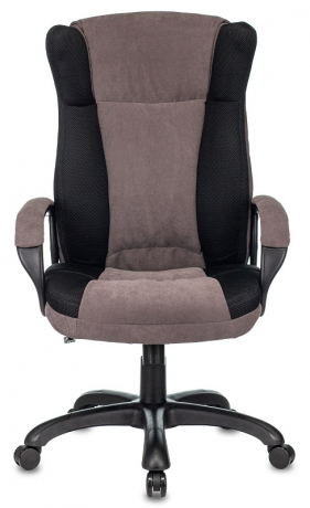 Кресло руководителя Бюрократ CH-879N черный/серый ткань