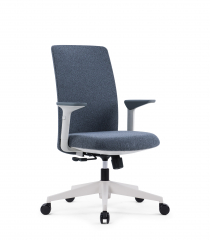 Офисное кресло Norden Baden белый/серый