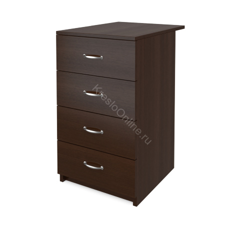 Тумба офисная приставная МР-24 (428х444х734) + Топ МР-26 (432х600х16)