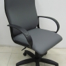 Компьютерное кресло Электра Ультра экокожа серая с перфорацией
