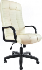 Кресло офисное Атлант Стандарт кожа бежевая