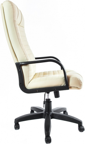 Кресло офисное Атлант Стандарт кожа бежевая