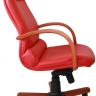 Офисное кресло руководителя Далия Экстра МБ кожа красная