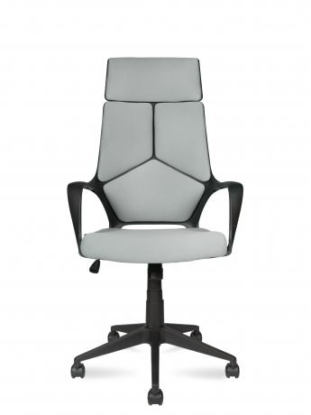 Офисное кресло Norden IQ Black светло серая ткань