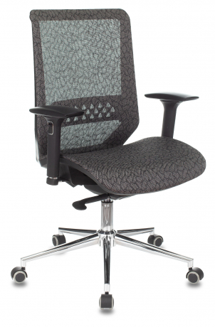 Офисное кресло Бюрократ Sirius серый KF-1 сетка
