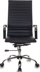 Кресло руководителя Бюрократ CH-883 черный экокожа