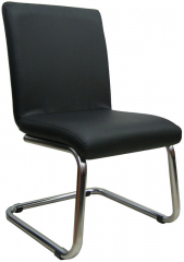 Стул офисный Евростиль 250 (стул сбербанк) кожзам черный