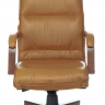 Кресло руководителя Бюрократ T-9927WALNUT горчичный