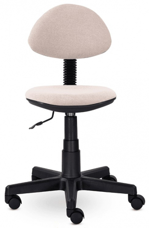 Детское компьютерное кресло UTFC Стар Б/п овалина пластик ткань HQ бежевый