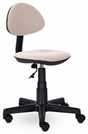 Детское компьютерное кресло UTFC Стар Б/п овалина пластик ткань HQ бежевый