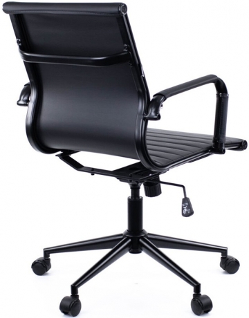 Компьютерное кресло Everprof Leo Black T экокожа черная