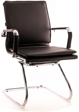 Офисное конференц-кресло Everprof Nerey CF экокожа черная