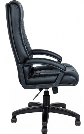 Кресло офисное Атлант XL кожа черная