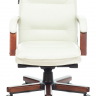 Офисное кресло руководителя Бюрократ T-9927WALNUT-LOW слоновая кость