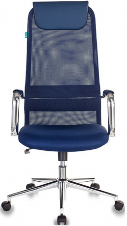 Кресло офисное Бюрократ KB-9N синий сетка/ткань