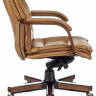 Кресло руководителя Бюрократ T-9927WALNUT-LOW горчичный