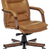 Кресло руководителя Бюрократ T-9927WALNUT-LOW горчичный