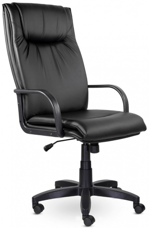 Кресло руководителя UTFC Артекс B пластик кожа черная