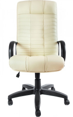 Кресло офисное Атлант Стандарт экокожа бежевая