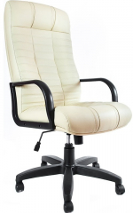 Кресло офисное Атлант Стандарт экокожа бежевая