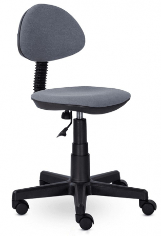 Детское компьютерное кресло UTFC Стар Б/п овалина пластик ткань HQ серый