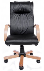 Офисное кресло руководителя Артекс Экстра кожа черная