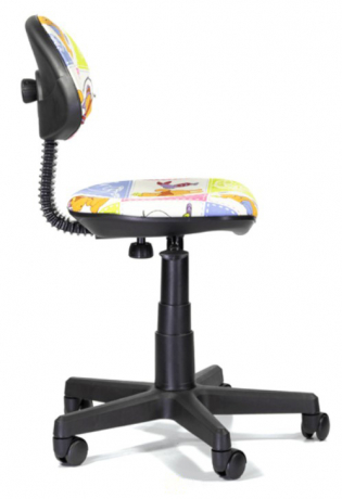 Детское компьютерное кресло UTFC Стар Б/п овалина пластик ткань Винни Пух квадрат